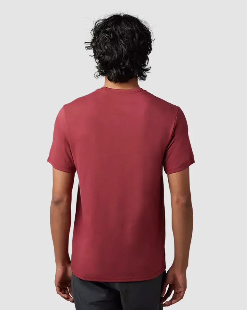 Fox Racing Non Stop Short Sleeve Tech Tee in Scarlet-1